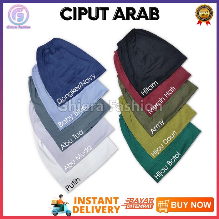 Terbaru Ciput Arab Dalaman Badana Kaos Cepol Hijab Muslim Turki Anti Budek Daleman Siput Jilbab Inst