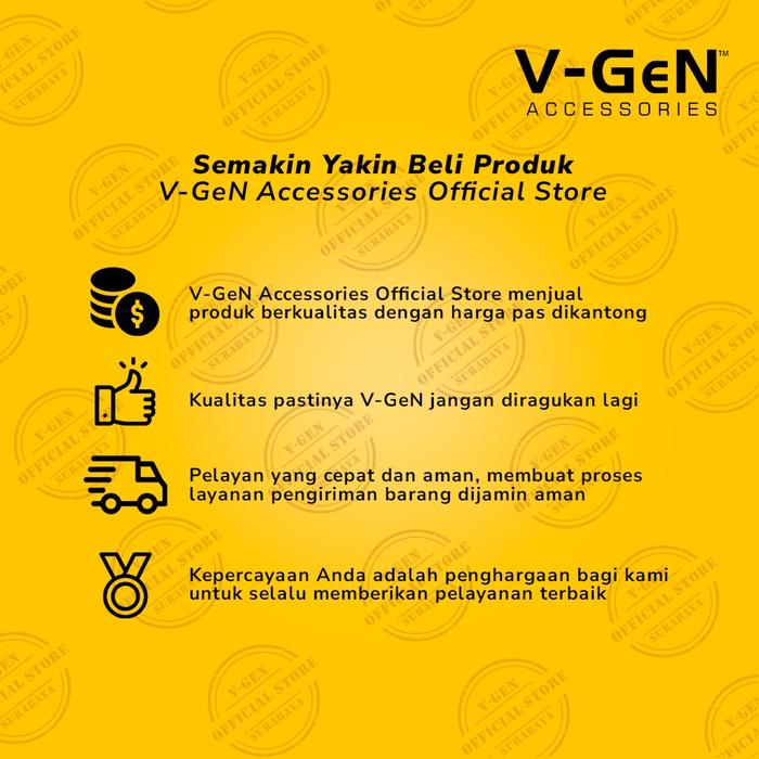 Headset Murah V-GeN VEP1-20 Wired Handsfree Earphone Headset Stereo Sound