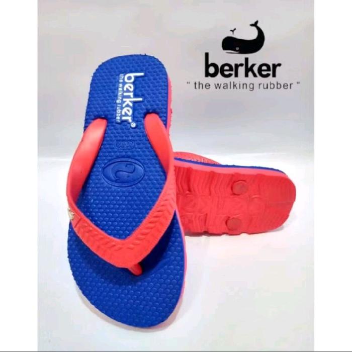 Berker Sandal Berker Anak Cowok dengan Desain Selempang dan Warna Biru Merah - Shoes