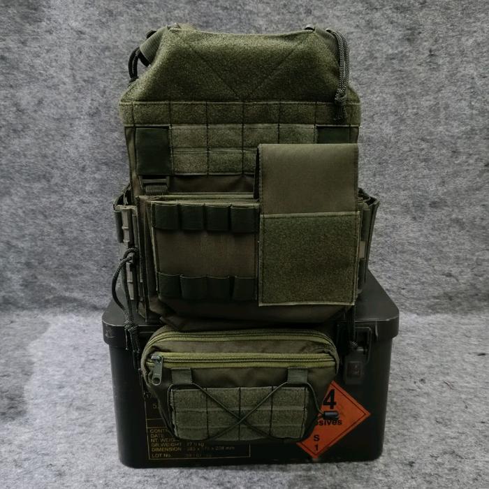 Body Vest Black Warrior GEN 2 Hijau / Body Vest Tactical / Body Vest