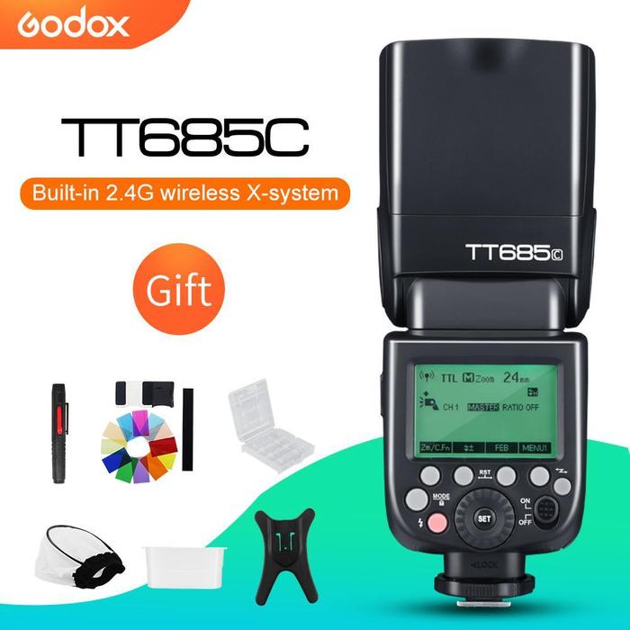Godox TT685C Speedlite High-Speed Sync External TTL For Canon Flash