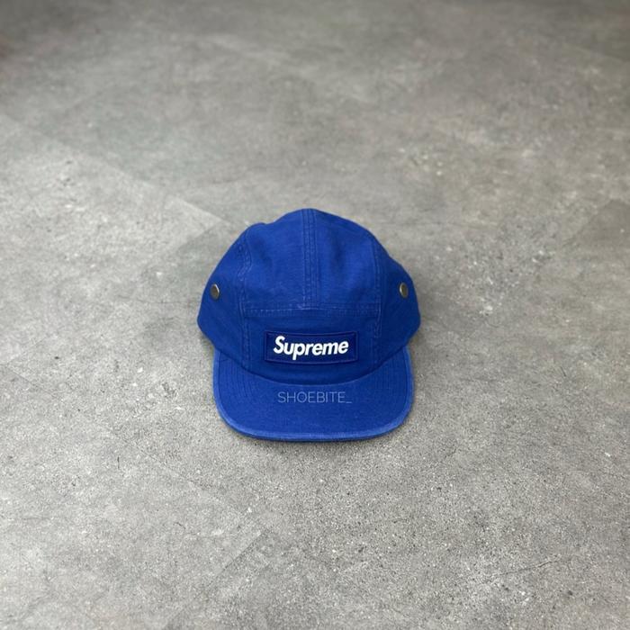 Supreme Millitary Camp Cap Navy 100% Original