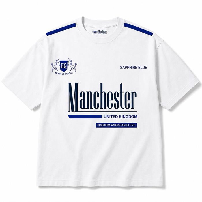 KAOS PRIA FANS MANCHESTER SAPPHIRE BLUE Jersey Sepak Bola Eksklusif Untuk Pencinta Manchester