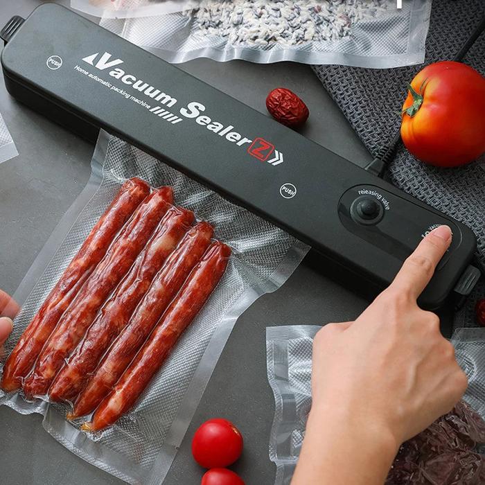 Ready Hl0234 Mesin Vakum Plastik Pembungkus Makanan Kering Dan Basah Portabel Mesin Vacuum Sealer Ma