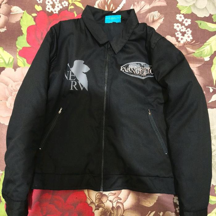 work jacket anime evangelion NERV bootleg by esper.visuals size M