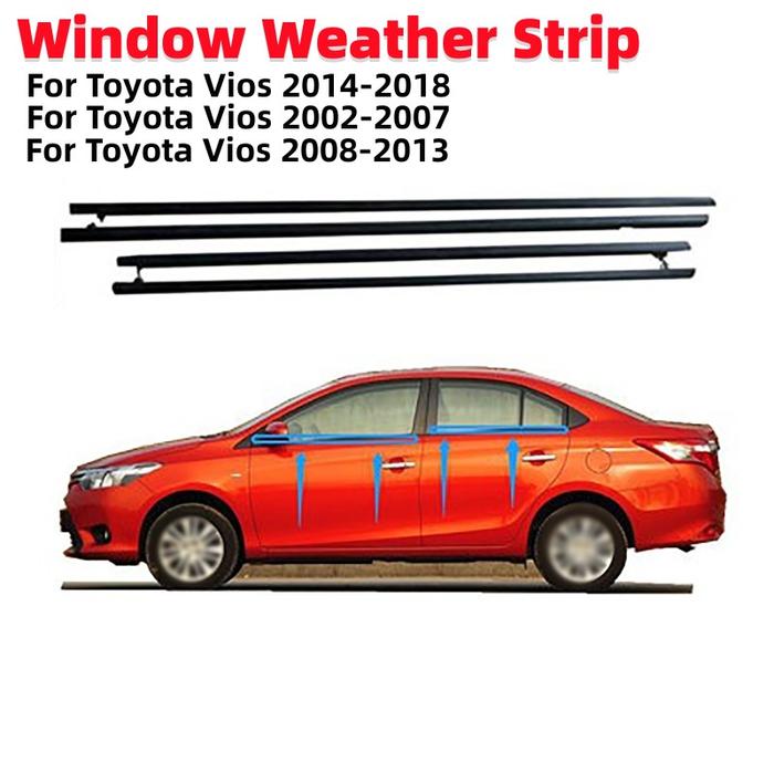 Car Window Weather Strip Waterproof Pressure Strip Sealing
