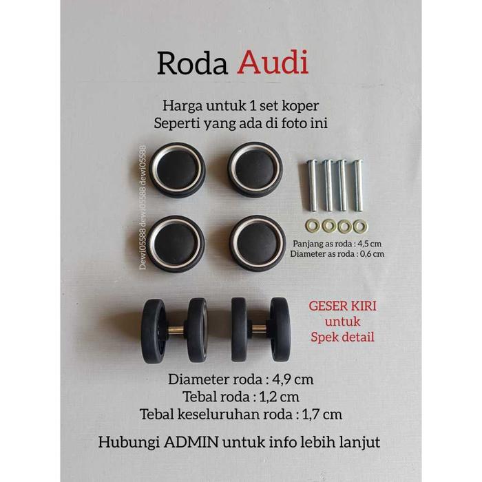 RODA KOPER  RODA PENGGANTI DOUBLE WHEEL RODA DOBEL KEPING  RODA DOUBLE WHEEL  RODA PUTAR 360  RODA K
