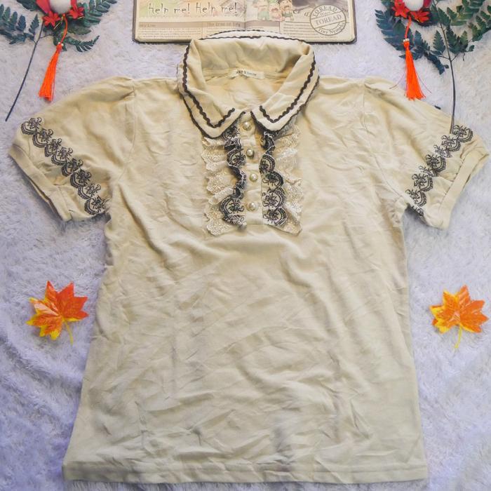 Atasan Kaos Kawai Axes Femme Vintage Y2k