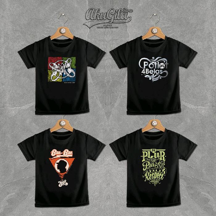 Kaos Anak Slank Kids - Distro Slank Akugilastore - Bimbim Slank