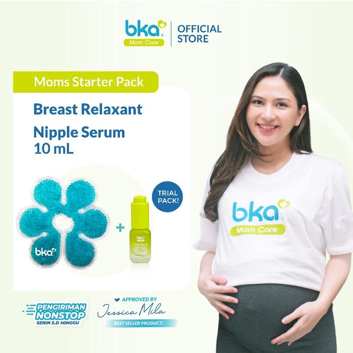 Paket Hemat Breast Relaxant isi 1 pcs & Nipple Serum 10ml | Kompres ASI & Serum Puting Lecet