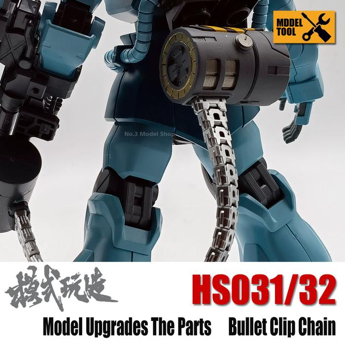 Komponen Modifikasi Detail Model Fiksi Ilmiah Gundam Rantai Klip