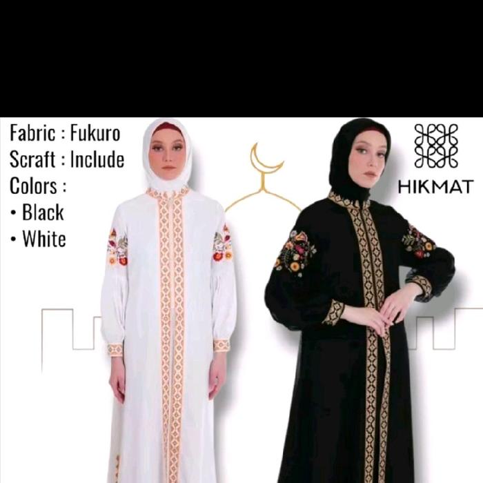 baju abaya, abaya hikmat, hikmat gamis Wanita Dewasa Muslim