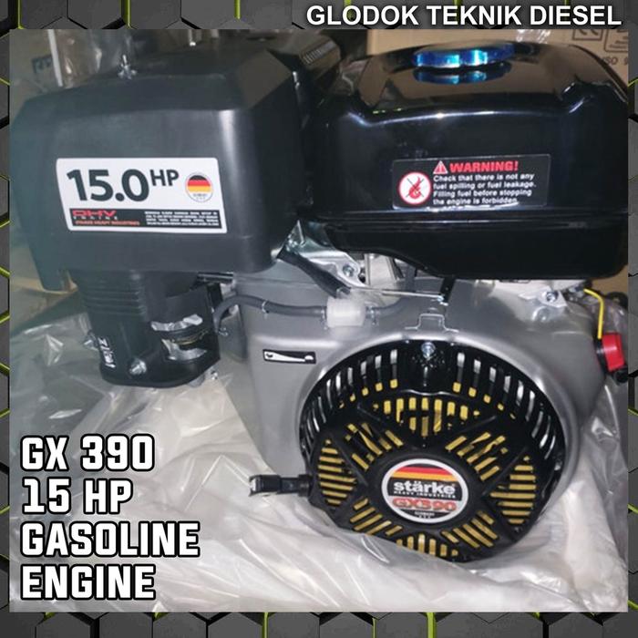Mesin Penggerak Bensin 15 HP GX 390 Motor Gasoline Engine GX390 ORIGINAL TERBAIK