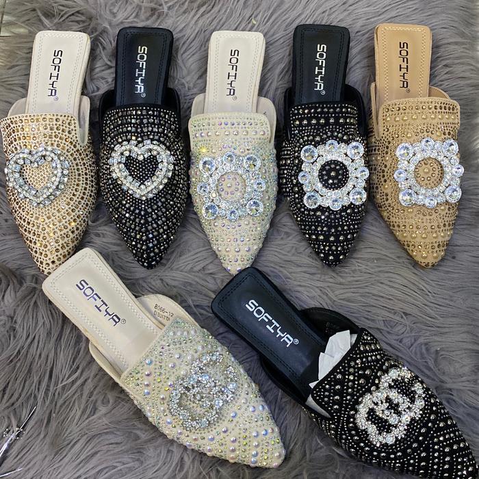 SENDAL FLAT SOFIYA IMPORT SENDAL CEWEK KEKINIAN