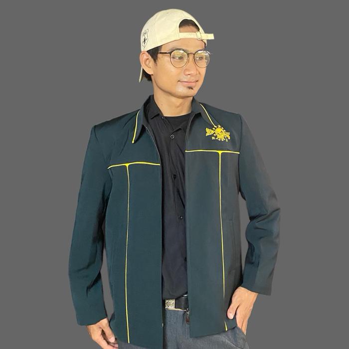 JASKET NU SUPER QUALITY WARNA HIJAU BOTOL PRIA
