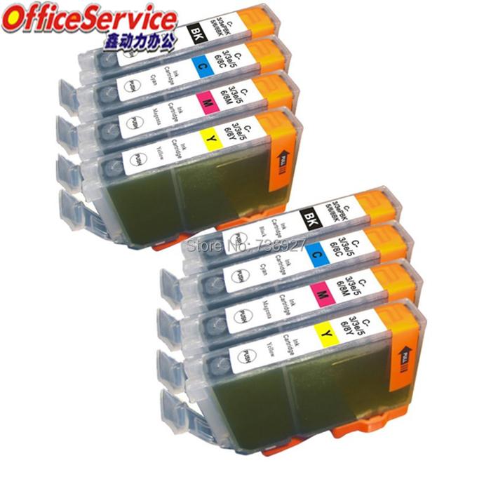 8X For BCI-6 BCI6 Compatible inkjet Cartridge BCI-3 BCI3E For Canon