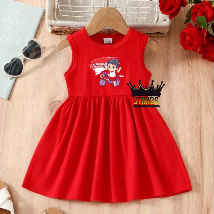 JTKIDS DRESS ANAK PEREMPUAN 17 AGUSTUS HASYA SNI