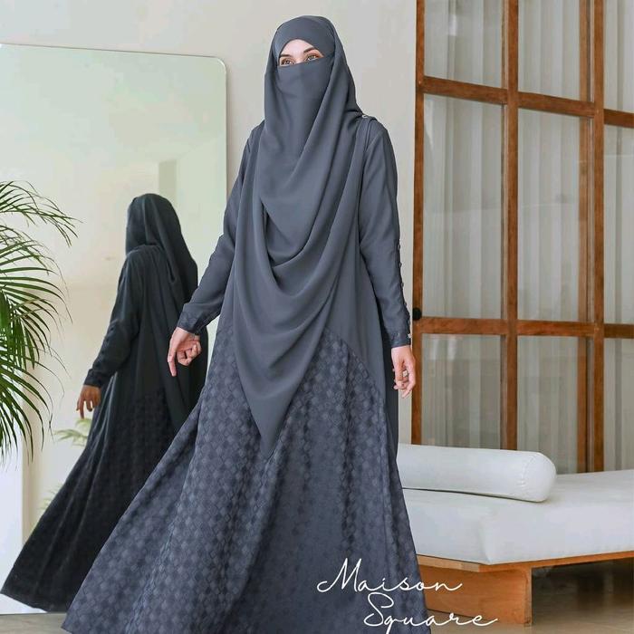 Abaya Maison Square Gamis Syari Mahira