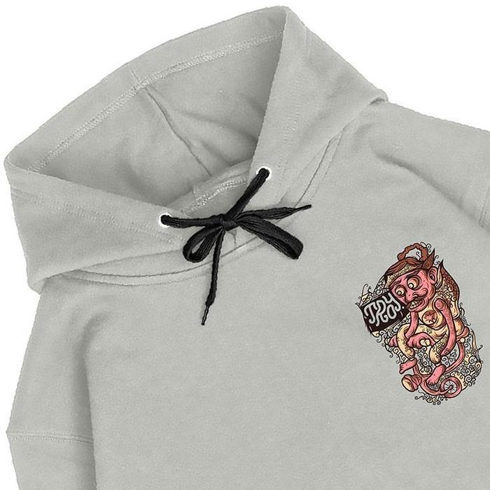 Troy Company Pollover Hoodie White Pearl Gatotkaca - Jaket Hoodie Pria Putih Mutiara KH 2373