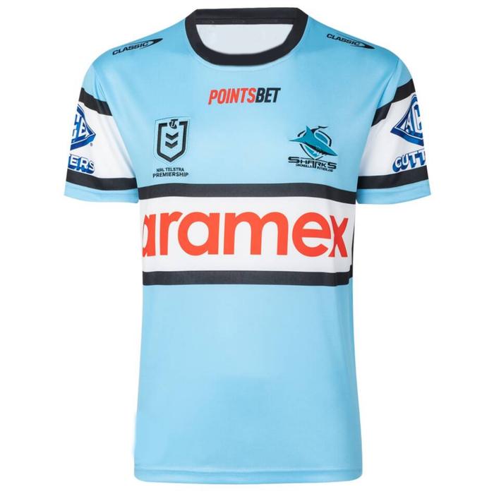 New Hot Sold Signed 2025 Cronulla Sharks Nrl Rugby League Jersey - Proof Coa - 26 Autographs Kids Ad