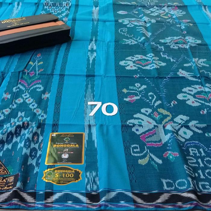 Sarung Donggala S100 ORIGINAL Gunungan pink hijau coklat hitam