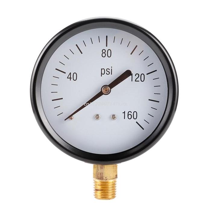 Upgraded Pressure Gauge 1/4" Thread Pressure Gauge Mini Pressure