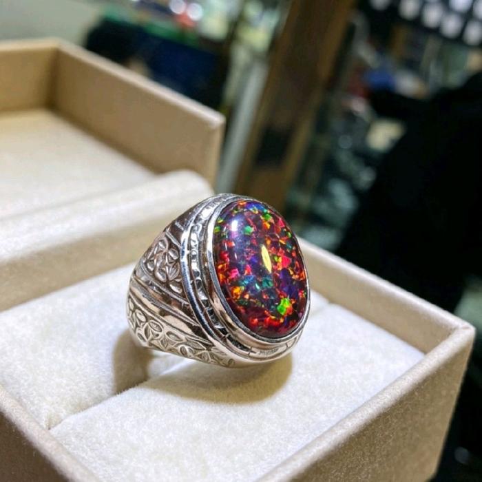 cincin  black oval keren cincin pria terlaris