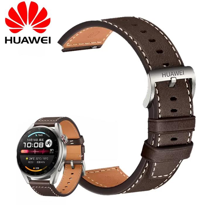 Huawei Origina Leather Watchband For Huawei watch Gt3 46mm GT2 Pro/GT