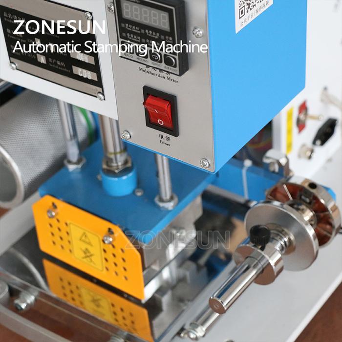 ZONESUN ZY-819-A Stamping Machine Digital Leather Paper LOGO Bronzing