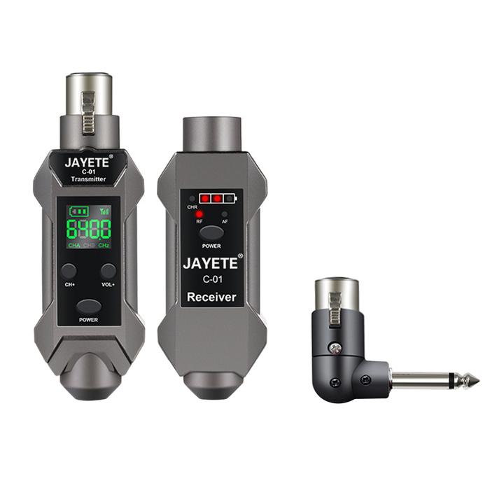 Microphone Wireless System Mic HD Display Wireless Transmitter