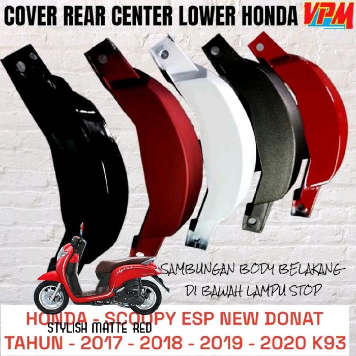 sambungan cover stop body belakang scoopy 2017-2019