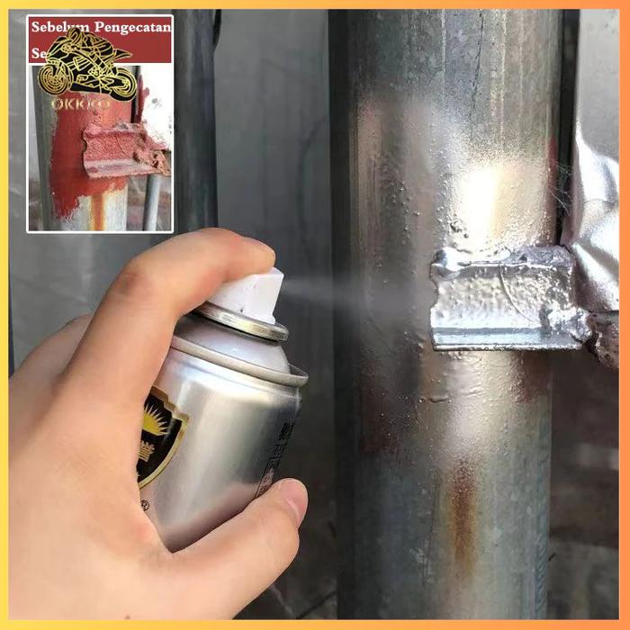 350 ML Cat Semprot Chrome Warna Chrome Stainless Automotive Metallic Paint Chrome Chrome Plated Stee
