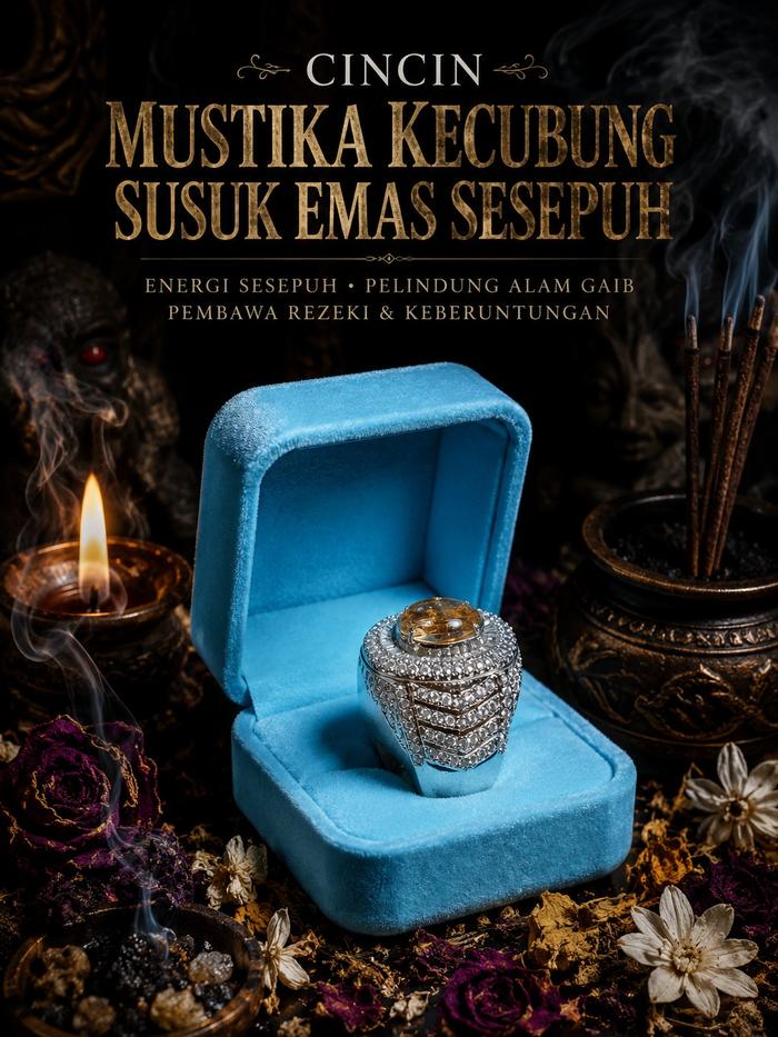 CINCIN MUSTIKA KECUBUNG SUSUK EMAS SESEPUH