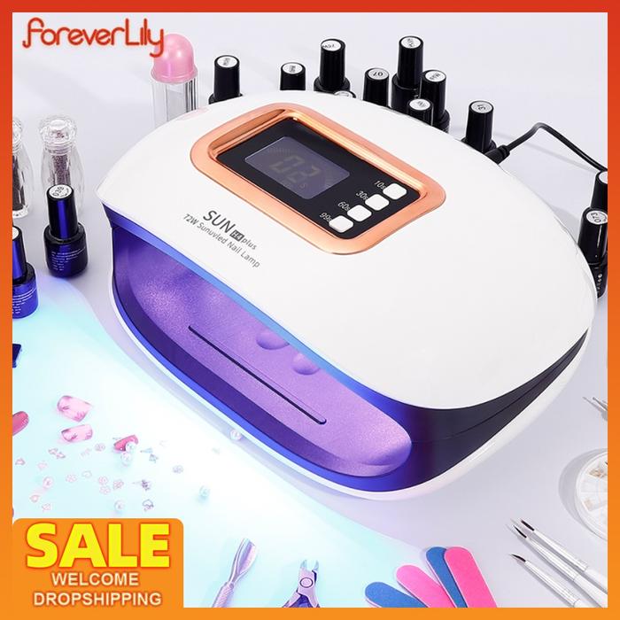 72W UV Lamp LED Nail Dryer Lamp 36LEDs UV LED Fast Drying Nail Gel