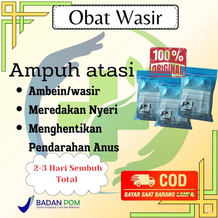 OBAT WASIR AMBEIEN PALING AMPUH MENGHILANGKAN BENJOLAN AMBEIEN SEMBUH TOTAL