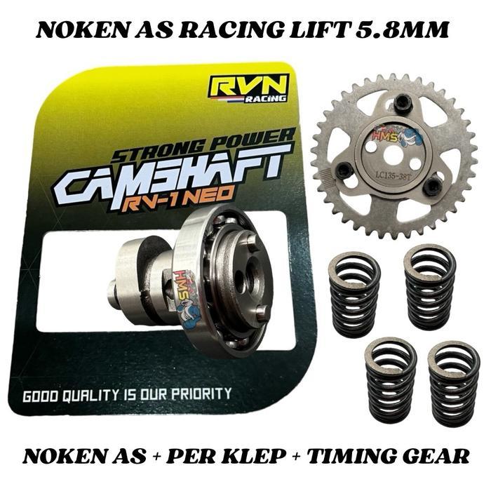 PAKETAN NOKEN AS RVN RACING CAM JUPITER MX VIXION MXKING MXKING R15 OLD XABRE GIR GEAR SENTRIK GESER