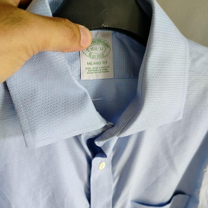 kemeja pria SIZE M Stretch brand Brooks brothers