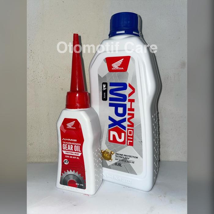 BEST SELLER Paket OLI MATIC AHM MPX2 800ml & AHM GEAR 120ml PAKET AHM OIL MPX 2
