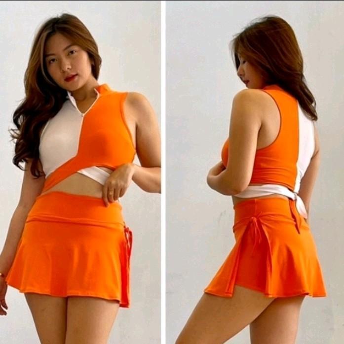 Promo Atasan Crop Bra Resleting COD