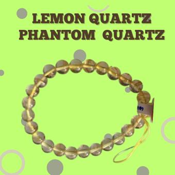 Lemon Quartz Phantom Bracelet/ Gelang Lemon Quartz/ Lemon Citrine
