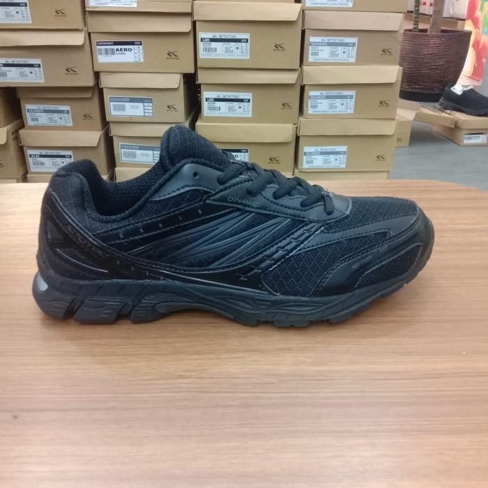 F✔FQ SPOTEC SEPATU RUNNING DYNAMIC HITAM SEPATU SEKOLAH KASUAL OLAHRAGA OKE J➸78