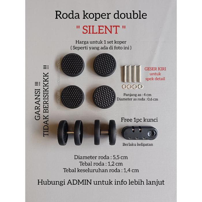 RODA KOPER SILEN WHEEL RODA DOUBLE WHEEL RODA KOPER AMERICA TOURISM