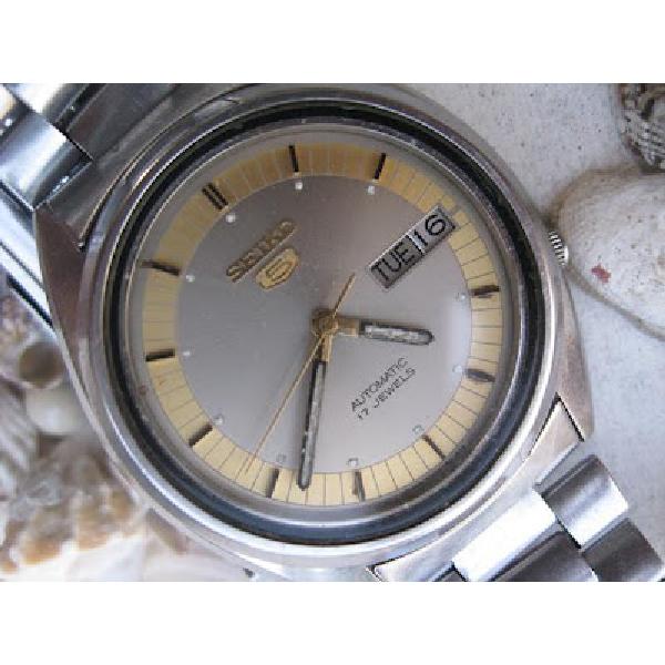 Vintage - kuno arloji /  jam tangan pria " Seiko 5 " Japan