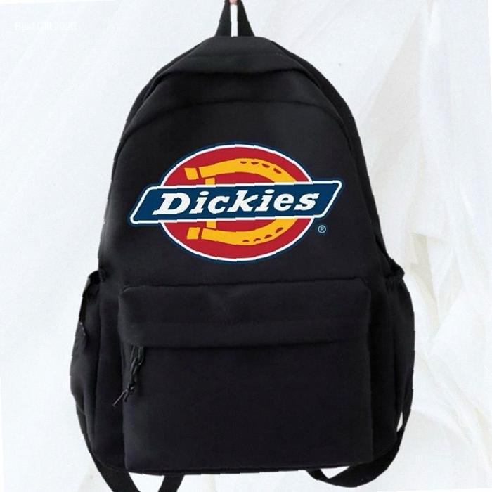 Tas Ransel Backpack Hitam Dickies Distro Kanvas Cordura D300 100% Premium / Tas Punggung Sekolah Ker