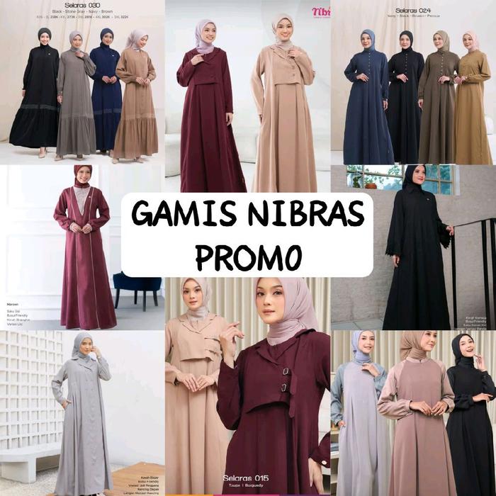 GAMIS NIBRAS PROMO SPESIAL CUCI GUDANG // BAJU PROMO / NIBRAS PROMO