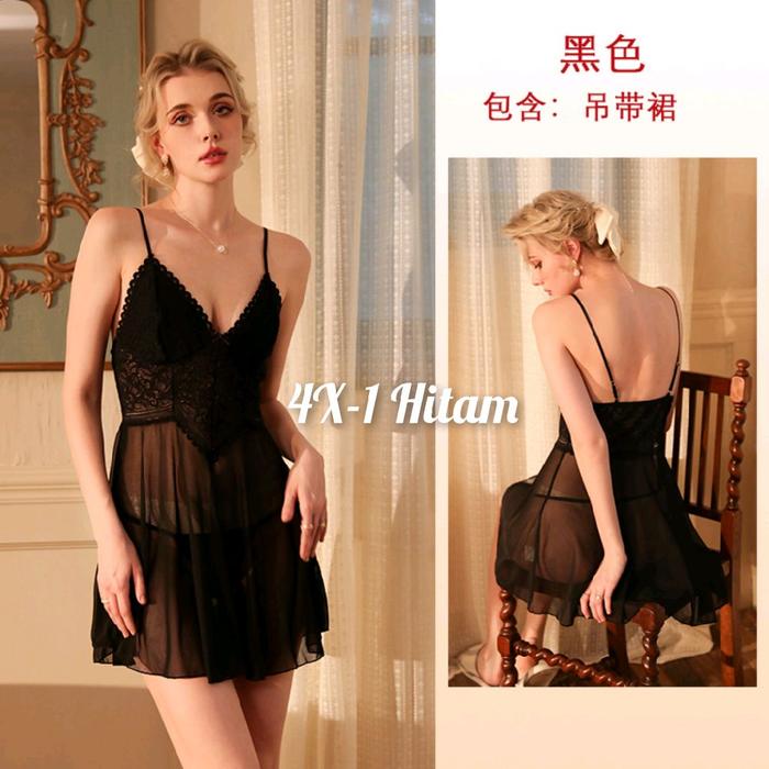 Baju tidur impor 4X wanita dress dewasa lingery seksi korean style kualitas premium