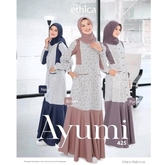 Ethica Gamis Dewasa Ayumi 425 Dress Muslim Wanita