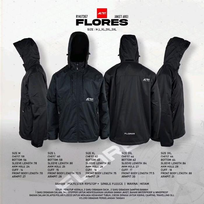 JAKET OUTDOOR AREI FLORES
