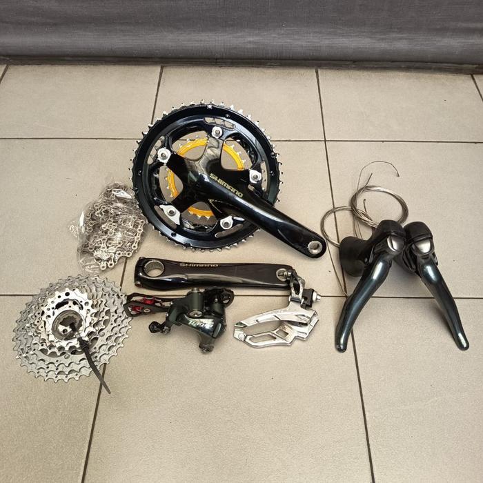 Groupset Tiagra Triple 4703 Second Langka TAD179