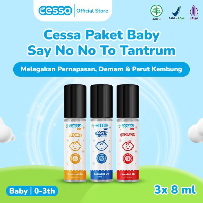 BERMUTU Cessa Baby Bundle Say No No Tantrum - Happy Nose, Fedrop, Lenire 8 Ml